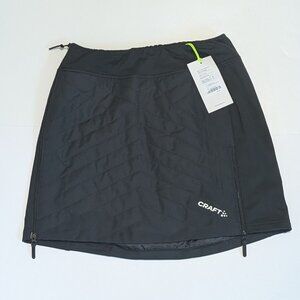 NWT Craft Sportswear Women's Nordic Insulated Ski Skirt, Black, Size Small